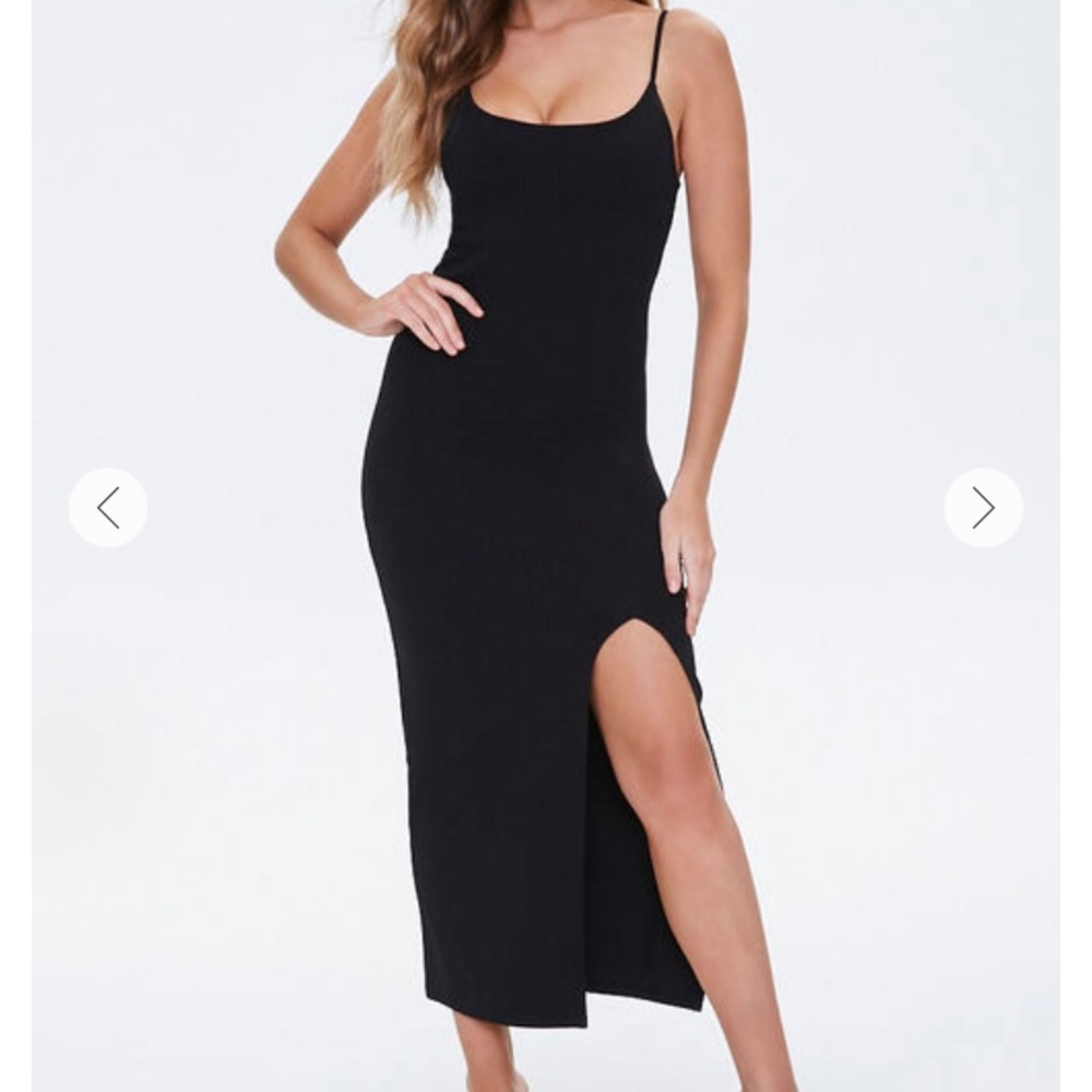 Forever 21 black maxi dress